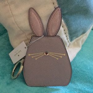 NWT Kate Spade Bunny Keychain